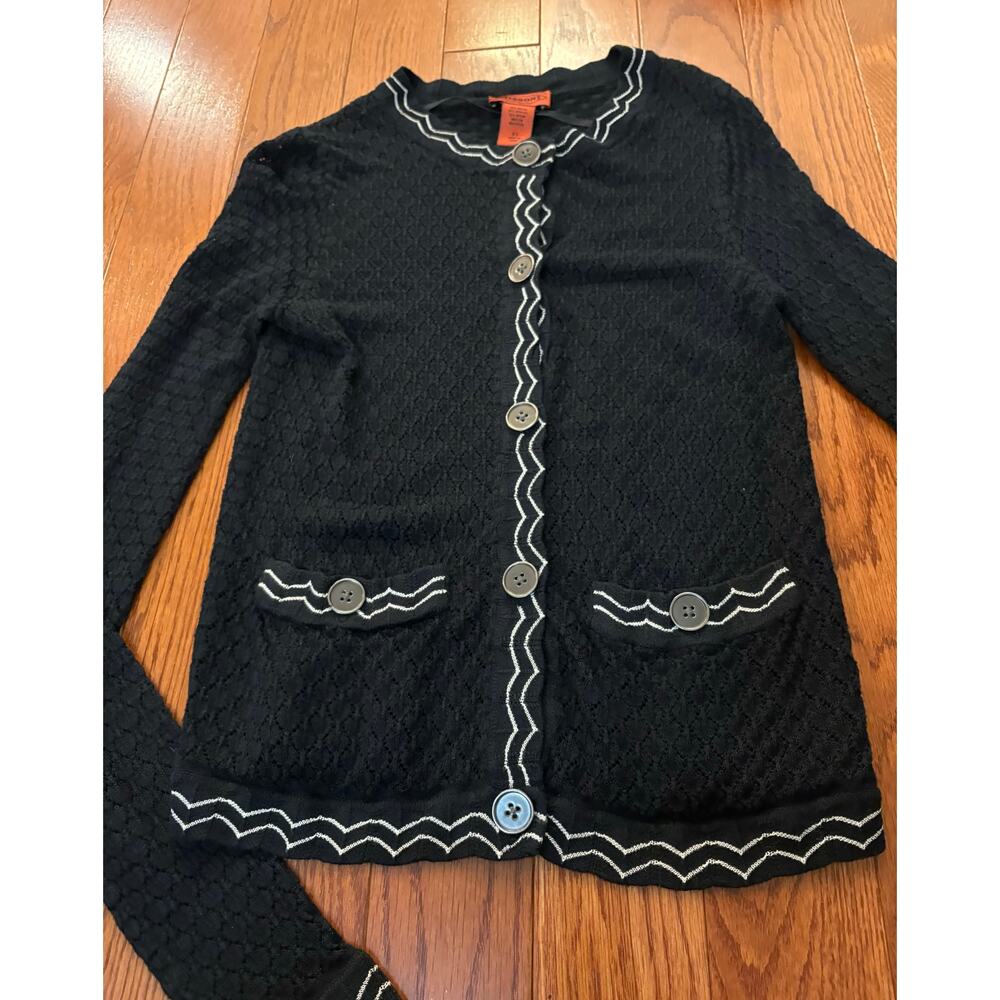Missoni Target Black Knit Cardigan XS - Picture 4 of 6